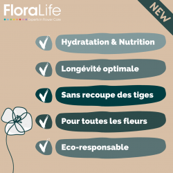 avantages sachet FloraLife® papier