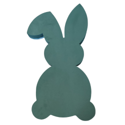 Lapin de Pâques en mousse florale