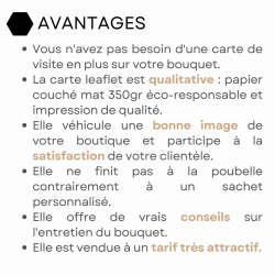 Offre Carte Leaflet personnalisée