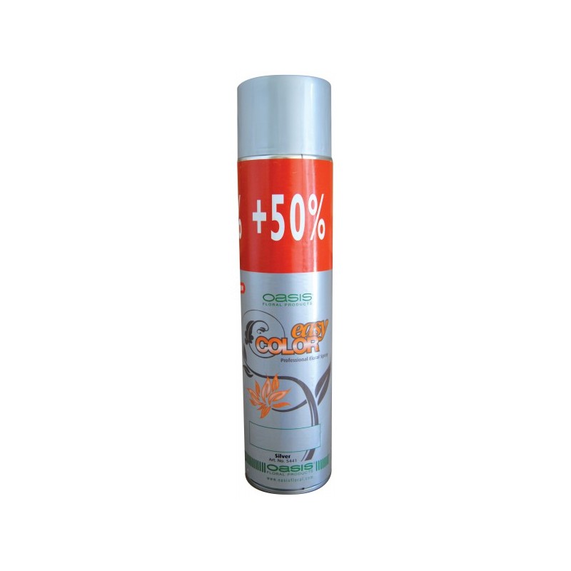 Déstockage Easy Colour OASIS® Spray métallisé Argent