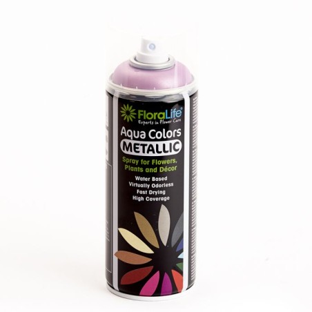 Aqua Color METALLIC Spray FloraLife® ROSE