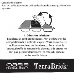 OASIS® TerraBrick™ Floral Media notice d'utilisation