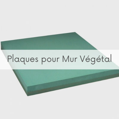 Plaques pour mur végétal